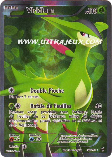 Ultrajeux Viridium Carte Pok Mon Cartes L Unit Fran Ais