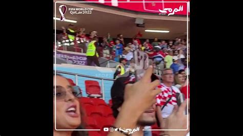 الأجواء التي صنعها أنصار المنتخب المغربي خلال المباراة التي جمعتهم