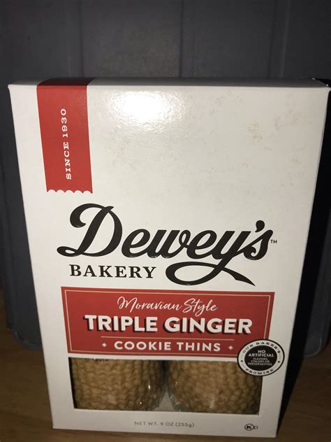 Deweys Bakery Moravian Style Triple Ginger Cookie Thins Ginger Cookies Triple Ginger Cookies