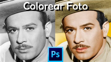 Como Colorear Una Foto En Blanco Y Negro En Photoshop Tutorial