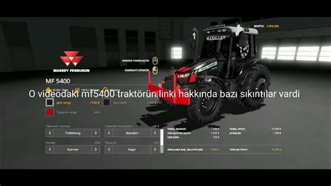 Farming Simulator 19 Mf Pala Modu Fs19 Pala Modu Mf5400 YouTube