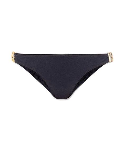 Dolce Gabbana String Bikini Bottoms In Blue Lyst