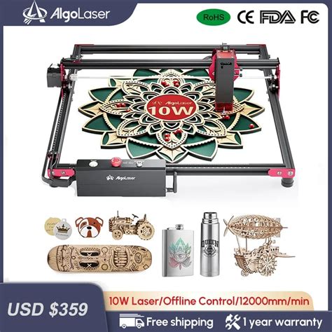 Algolaser Diy Kit W Laser Engraver Mm Min Speed Laser Cutter And