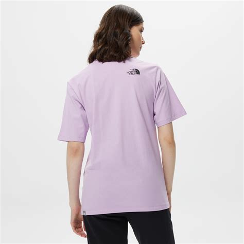 The North Face Relaxed Simple Dome Kad N Mor T Shirt Kadin T Shirt