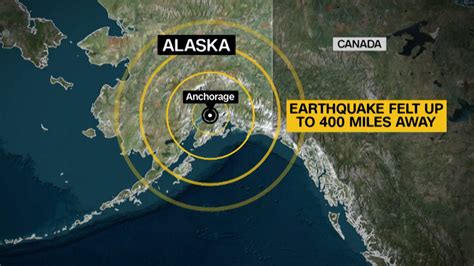 Alaska Earthquake Map : Alaska Earthquake Map Area Affected By ...