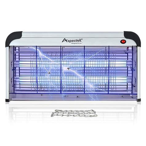 Aspectek Electronic Bug Zapper 40w Insect Fly Killer Mosquito Moth Trap Upgraded 20w Bulbs