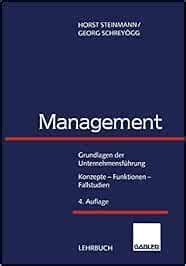 Management Grundlagen der Unternehmensführung Gabler Lehrbuch