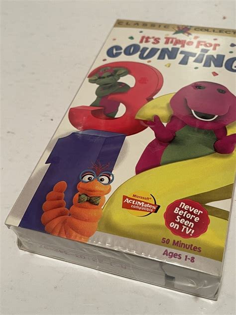 Barney Its Time For Counting Vhs 1998 For Sale Online Ebay