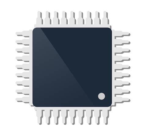 Dispositivo de chip único de microcircuito de microchip eletrônico de