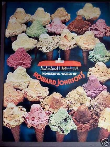 Howard Johnsons Ice Cream 1963 Vintage Ad Howard Johnson S