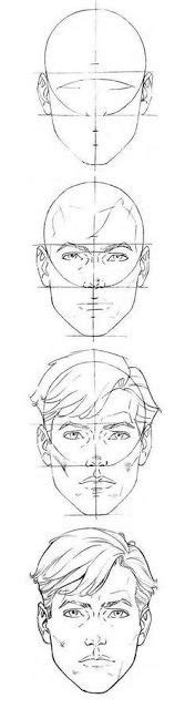 How To Draw Mens Face [ Learn How To Draw A Face Step By Step ] En