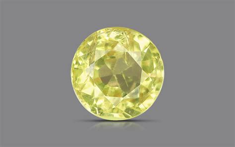 Original Certified Yellow Sapphire (Pukhraj) 3.75 MM for Astrological ...