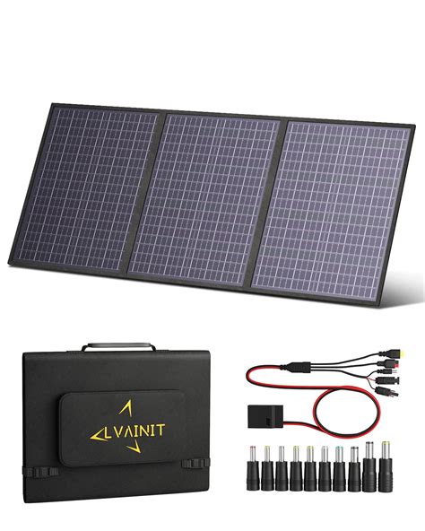 Buy 110W 18V Foldable Solar Panel With 4 In 1 Solar Connect Portable