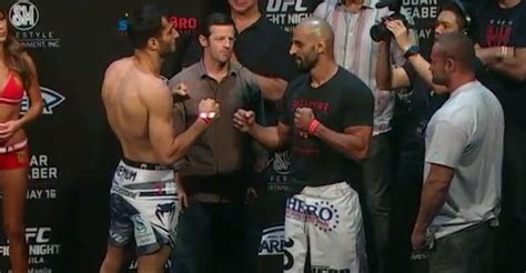 Staredowns Ufc Fight Night Faber Vs Edgar Edition Bjpenn