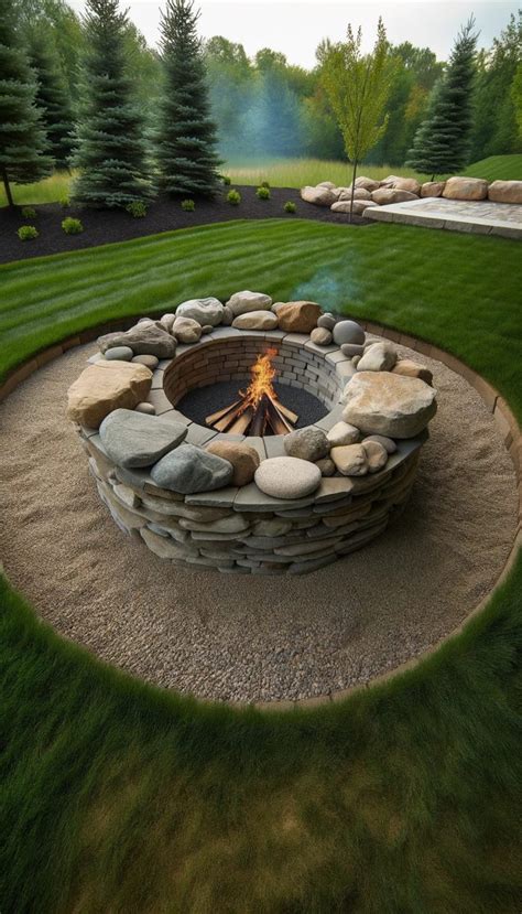 15 Stunning Rock Fire Pit Ideas to Transform Your Backyard (2024)