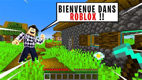 Construire Une Maison Dans Minecraft Dans Roblox Youtube