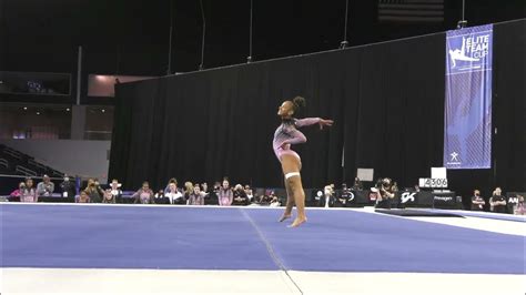 Camarah Williams Floor Exercise 2022 Nastia Liukin Cup Youtube