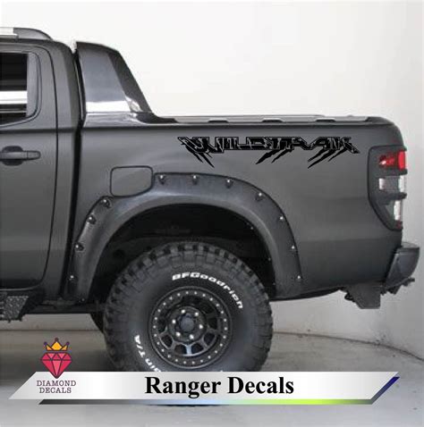 Ford Ranger Ranger Wildtrak Side Bed Decals Next Day Delivery Any