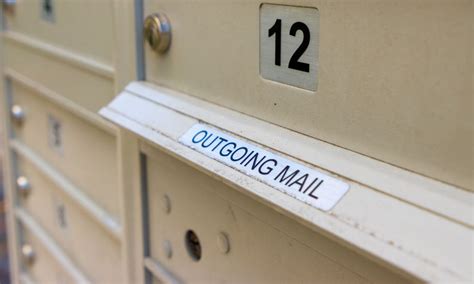 tips  managing outgoing mail   business