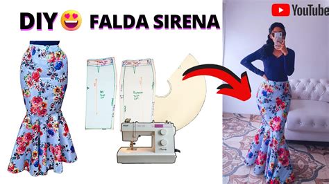 CÓMO HACER FALDAS Falda SIRENA o TROMPETA o de campana skirt