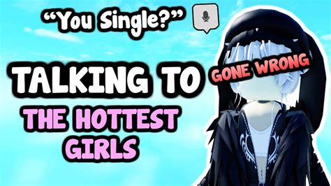 Gone Wrong Talking To Hot Girls On Roblox Voice Chat Youtube