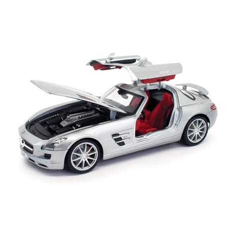 Maisto Mercedes Benz Sls Amg Silver Metallic Special Edition