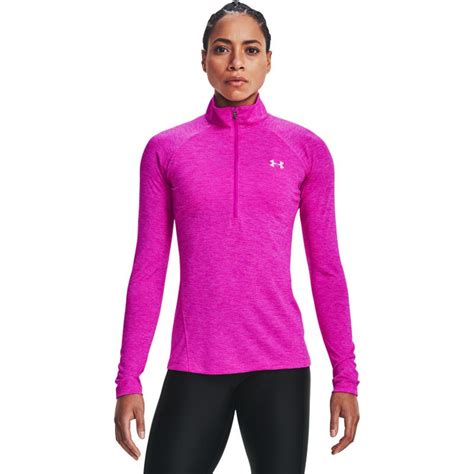 Under Armour Womens Ua Tech™ Half Zip Twist Meteor Pink Planet Pink