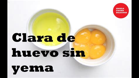 Cómo Sacar La Clara Del Huevo Sin La Yema Youtube