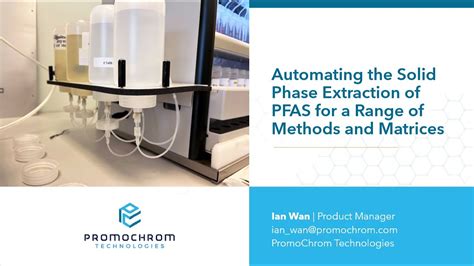 Automating The Solid Phase Extraction SPE Of PFAS For A Range Of