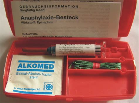 Anaphylaxie Set Bild