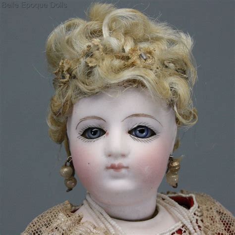 Antique Miniature Dolls / Antique French Bisque Fashion Doll with ...