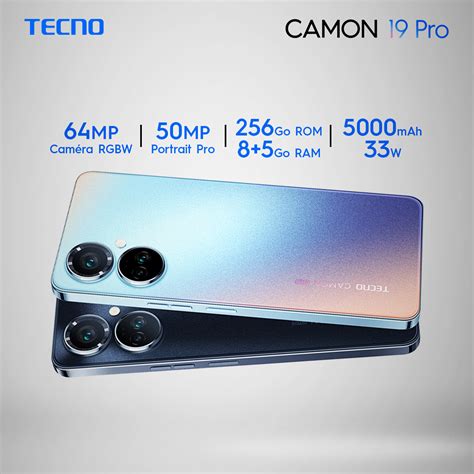 Tecno Camon 19 Pro 5G 256 8Go PETITES ANNONCES EN CÔTE D IVOIRE