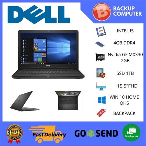 jual dell inspiron  gb tb nvidia gf mx win  home shopee