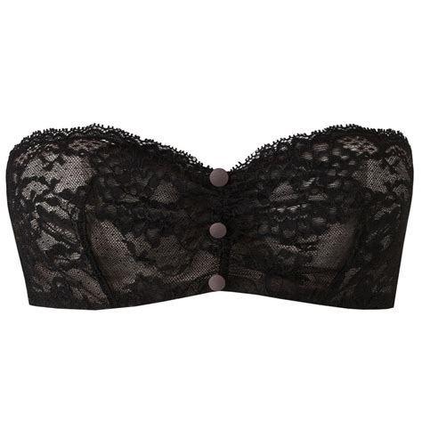 Soutien Gorge Bandeau Mistinguette Noir Par Aubade Lemon Curve