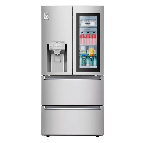 Lg Electronics 33 Inch French Door Refrigerator With Instaview Counter