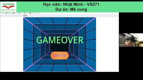 Mê Cung Vũ Nhật Minh Lớp lập trình Scratch VS271 YouTube