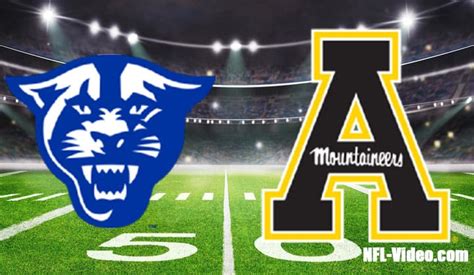 Georgia State Vs Appalachian State Football Week 8 2022 Full Game