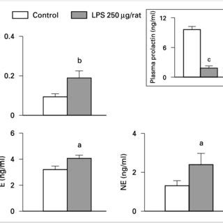 Effect Of Lps Administration I P G Rat H On Plasma Levels