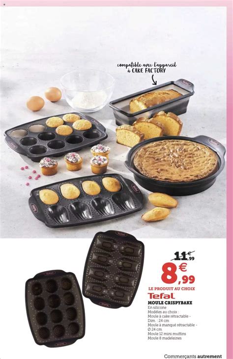 Promo Moule Crispybake Tefal Chez Super U Icatalogue Fr