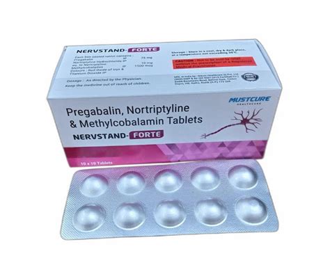 Pregabalin 75 Mg Nortriptyline 10 Mg Methylcobalamin 1500 Mcg At Best Price In Panchkula