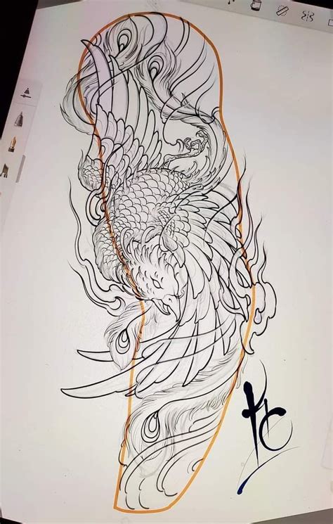 Pin by Artful hideout on Феникс Phoenix tattoo sleeve Japanese