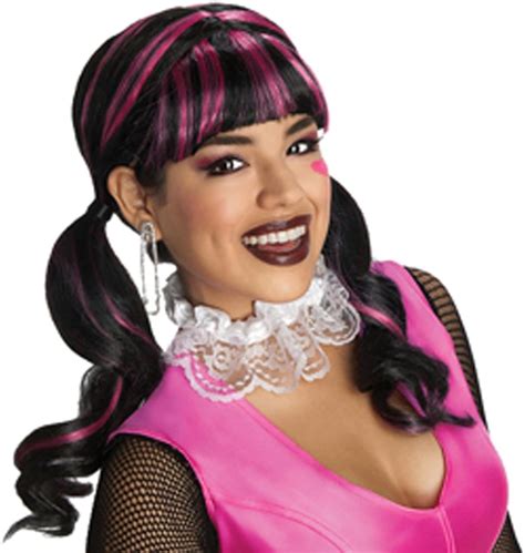 Rubies Monster High Draculaura Wig Pinkblack One Size