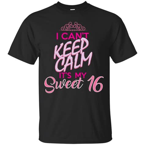 Sweet Sixteen T Shirt 16th Birthday Girls Tee Minaze