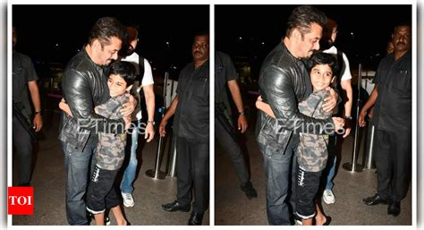 Salman Khan Shares A Hug With A Little Fan As He Flaunts His New Look