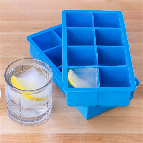 Large Silicone Ice Cube Trays - Kitchen Fanatic