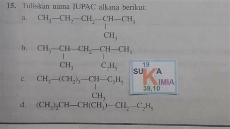 Tata Nama Iupac Alkana Kimia Sma Youtube