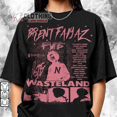 Brent Faiyaz Trending Tee, Brent Faiyaz Rap Shirt, Brent Faiyaz 2024 Tour Merch, Brent Faiyaz ...