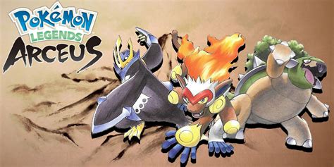 Pokemon Legends Arceus — Where To Find Alpha Sinnoh Starters