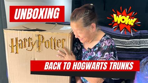 Unboxing Harry Potter Trunks Huge Back To Hogwarts We Go Youtube