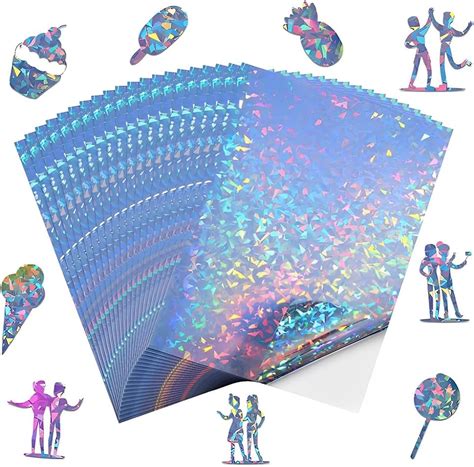 hasthip holographic sheet  adhesive vinyl sticker photo paper